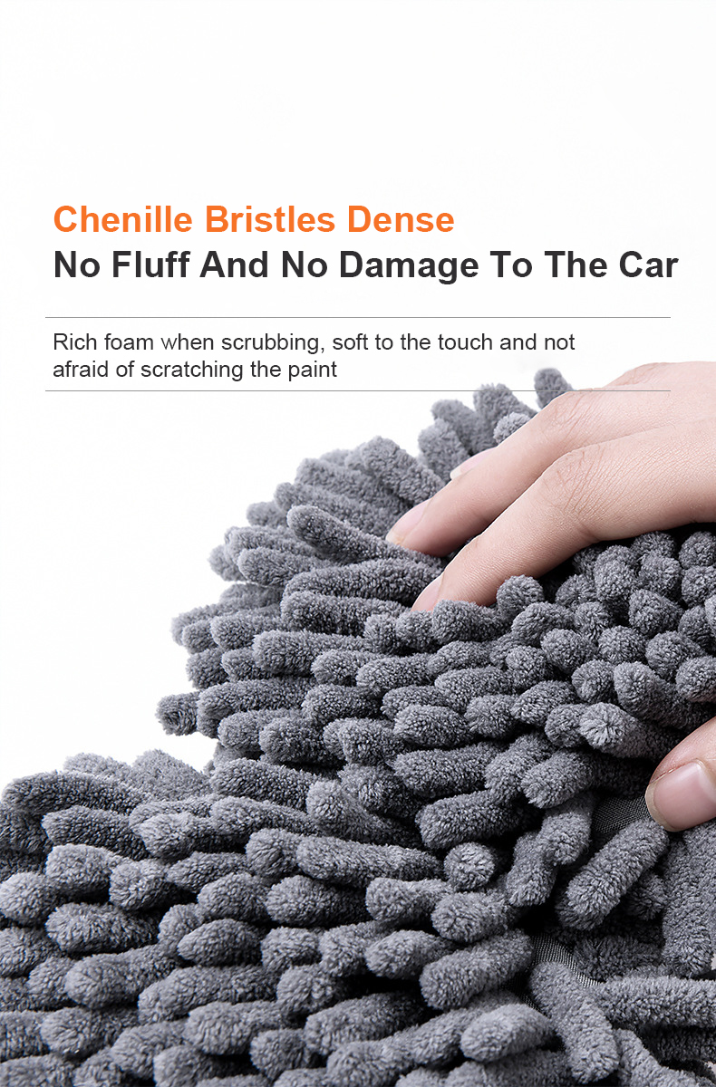 Double Brush Head Car Cleaning Brush Rotating Car Wash Mop Three-Section Telescopic Mop Roof Window Cleaning Auto Accessories
