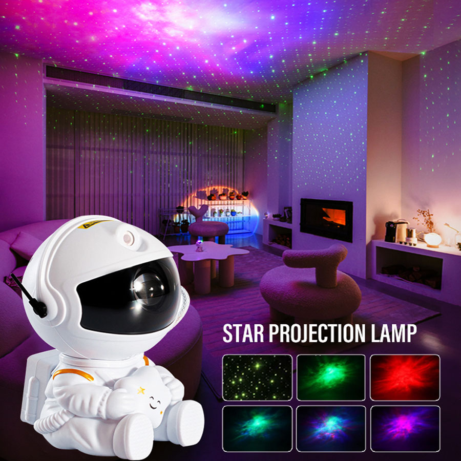 2022NEW Astronaut Projector Starry Sky Galaxy Stars Projector Night Light LED Lamp for Bedroom Room Decor Decorative Nightlights