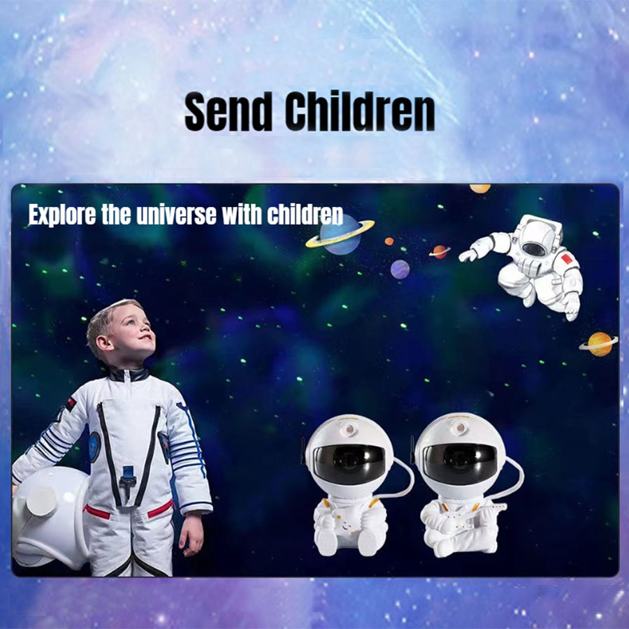2022NEW Astronaut Projector Starry Sky Galaxy Stars Projector Night Light LED Lamp for Bedroom Room Decor Decorative Nightlights